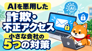 AIを悪用した詐欺・不正アクセスに備える、小さな会社の5つの対策